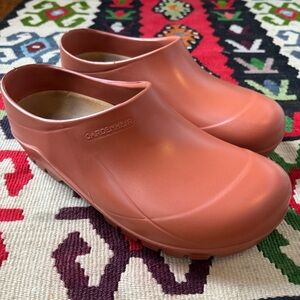 Gardenheir Women's Orange Clogs